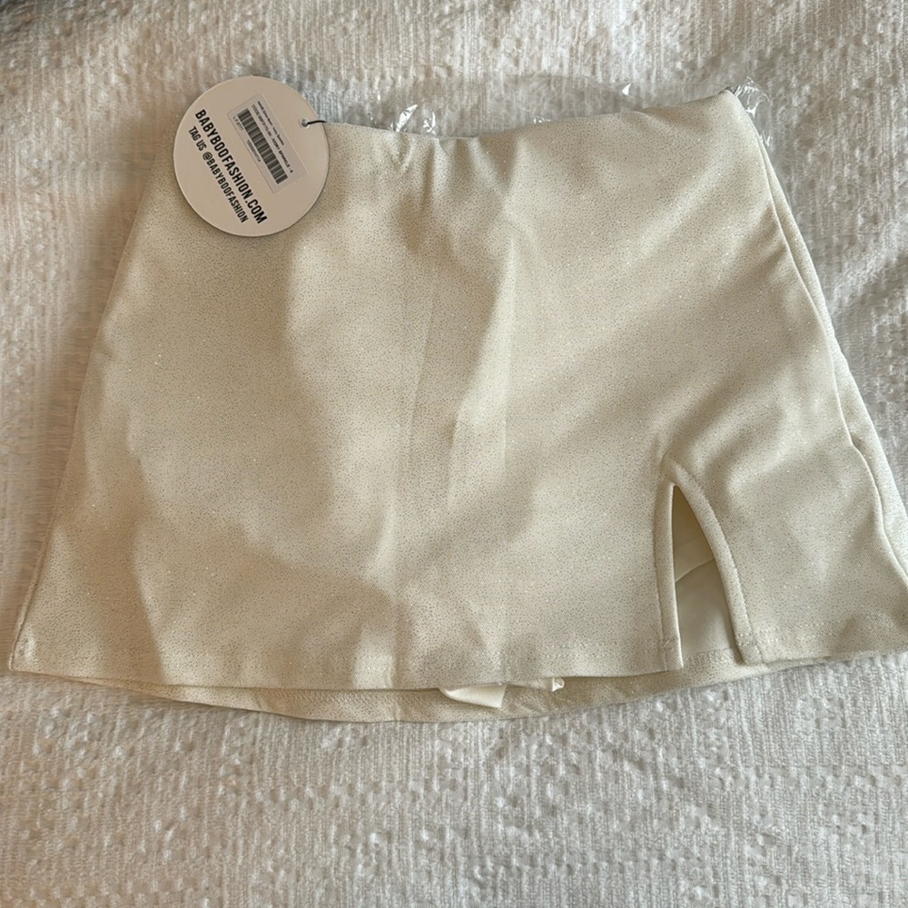 Zima skort - ivory sparkle (new with tags)